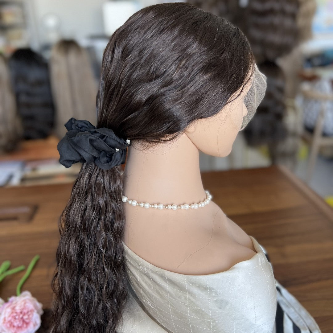 22 Inch Top Lace Ponytail: Multi - use - Ponytail & Top Lace Wig Option