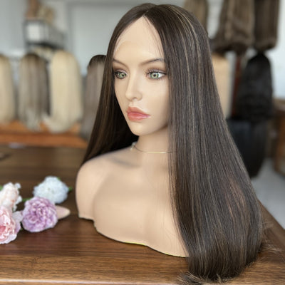 In Stock Top Lace Wigs – 14″ to 24″ Brown Shade #2/6/8