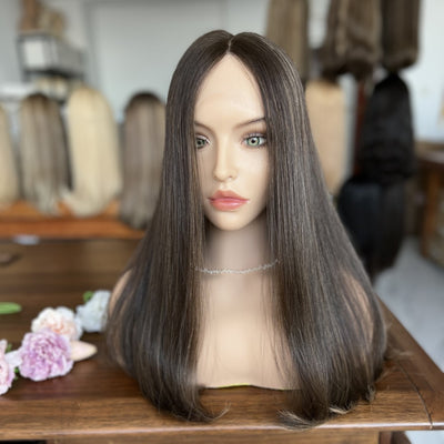 In Stock Top Lace Wigs – 14″ to 24″ Brown Shade #2/6/8