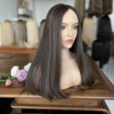 In Stock Top Lace Wigs – 14″ to 24″ Brown Shade #2/6/8