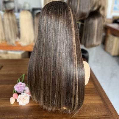 Customized Bandfall Wig – #2/6/8 | 100% Virgin Human Hair