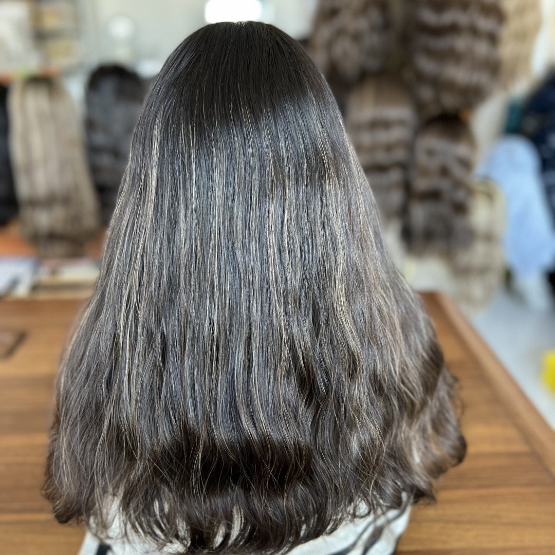 Customized Order 20 Inch Lace Top Wig C-2HL– 100% Virgin Human Hair