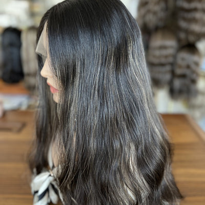 Customized Order 20 Inch Lace Top Wig C-2HL– 100% Virgin Human Hair