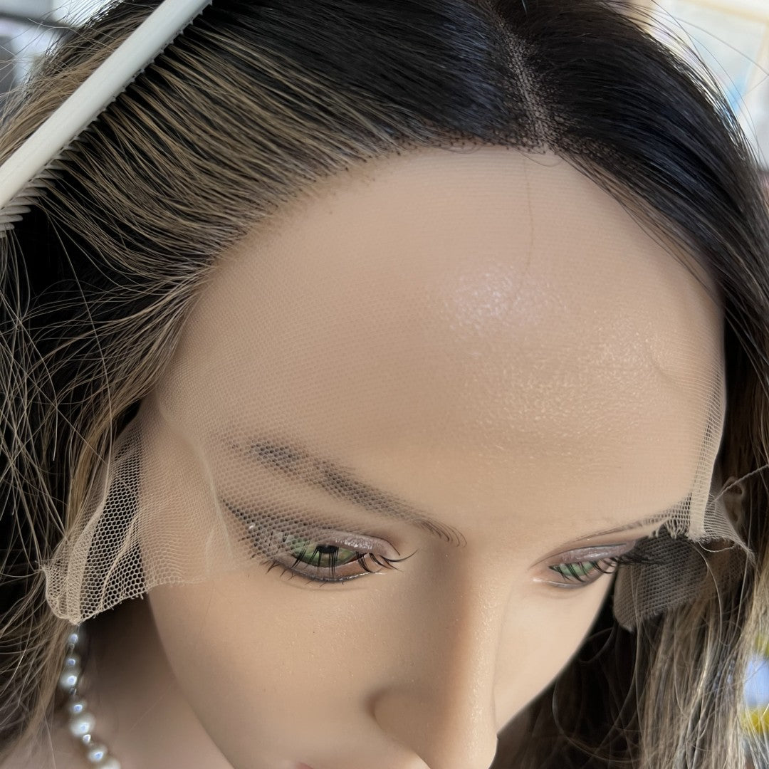 Customized Order 20 Inch Lace Top Wig C-2HL– 100% Virgin Human Hair