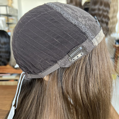 Customized Skin Top Wig – European Hair #4 (Medium Brown)