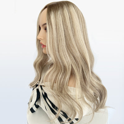 Factory Wholesale Ash Blonde Silk Topper |Premium Quality for Bulk Orders