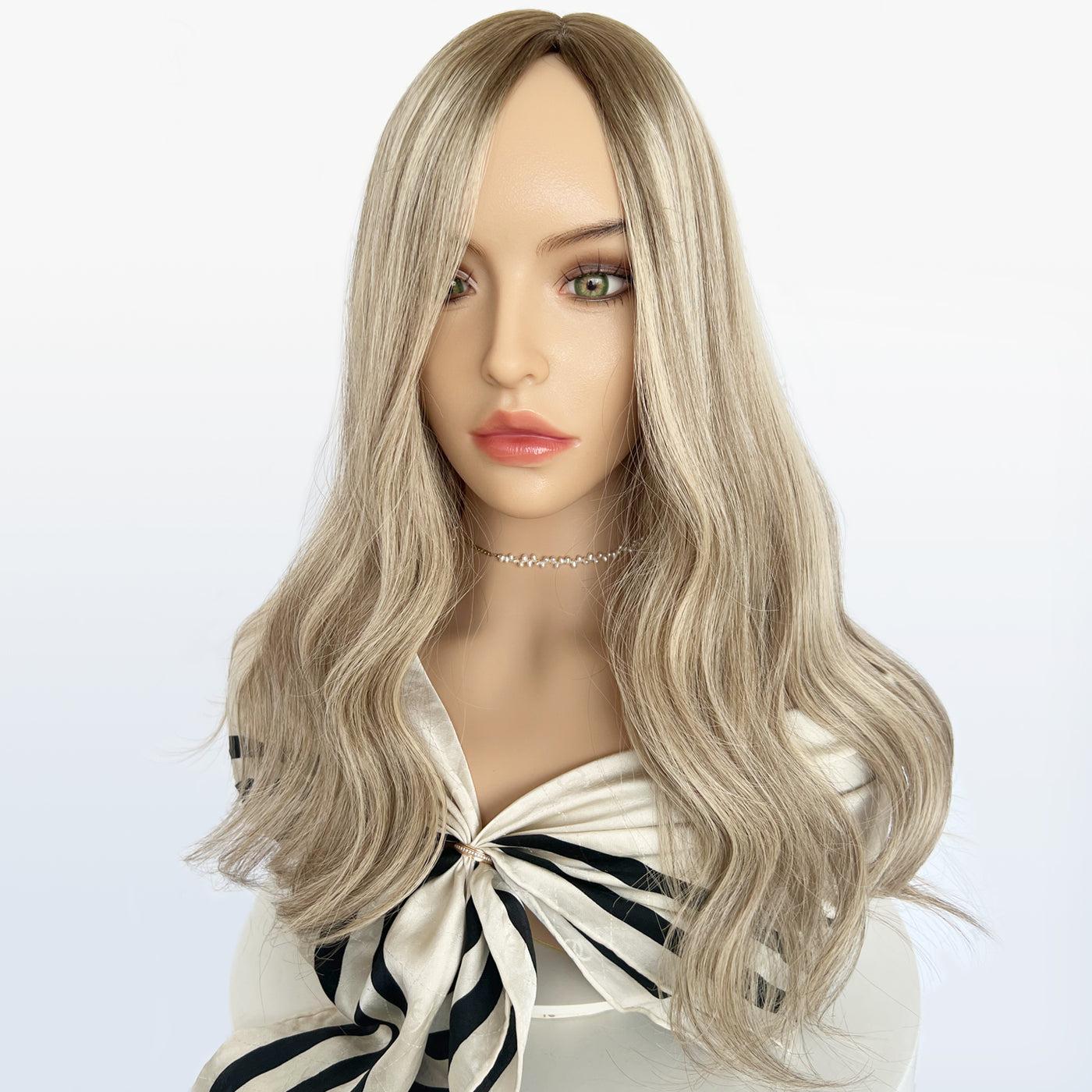 Factory Wholesale Ash Blonde Silk Topper |Premium Quality for Bulk Orders