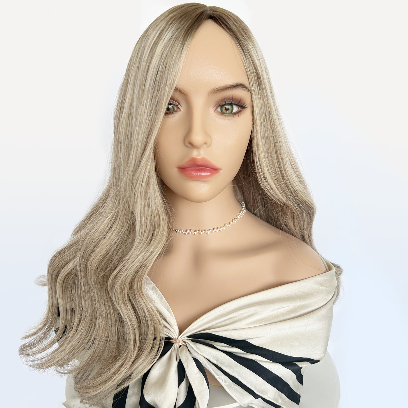 Factory Wholesale Ash Blonde Silk Topper |Premium Quality for Bulk Orders