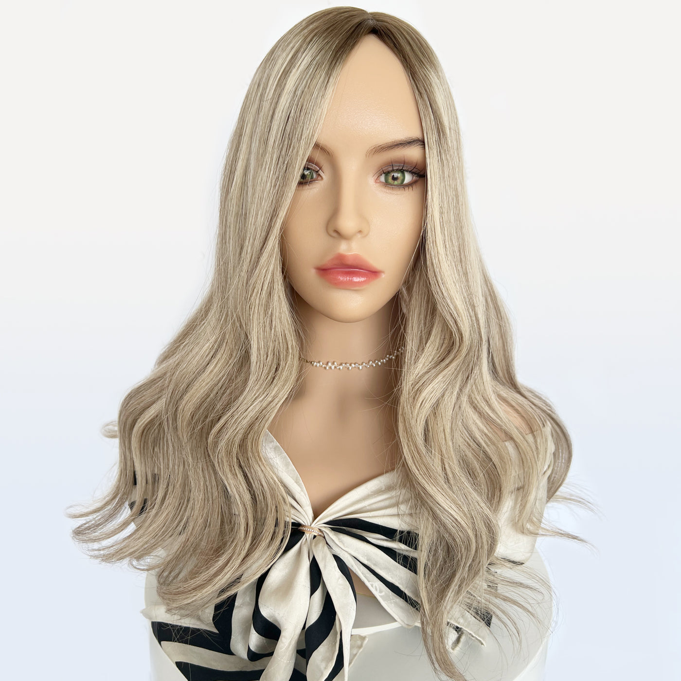 Factory Wholesale Ash Blonde Silk Topper |Premium Quality for Bulk Orders