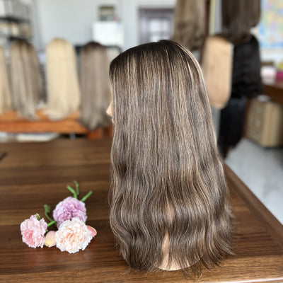 Iconic Must-Have Classic Style – Skin Top Wig #4HL