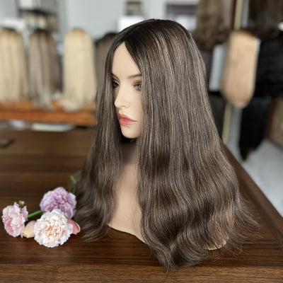 Iconic Must-Have Classic Style – Skin Top Wig #4HL