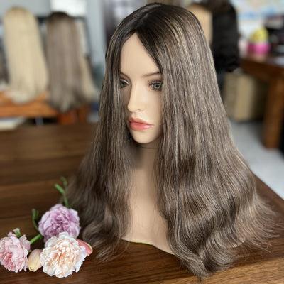 Iconic Must-Have Classic Style – Skin Top Wig #4HL