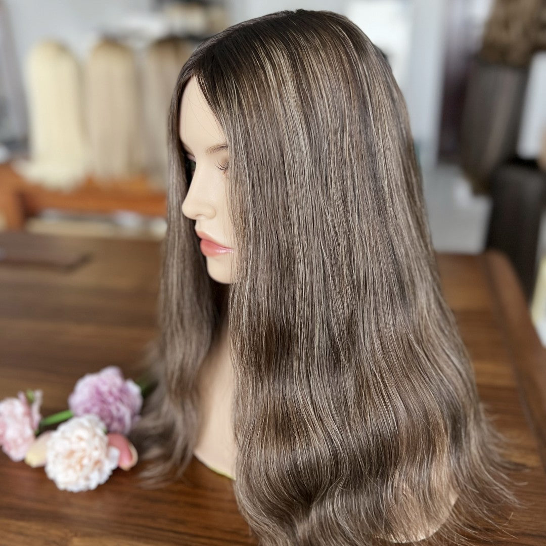 Iconic Must-Have Classic Style – Skin Top Wig #4HL