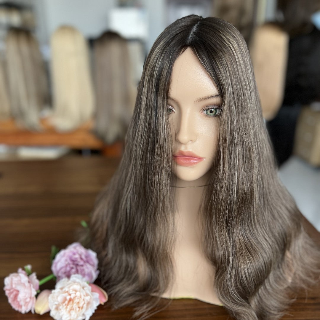 Iconic Must-Have Classic Style – Skin Top Wig #4HL