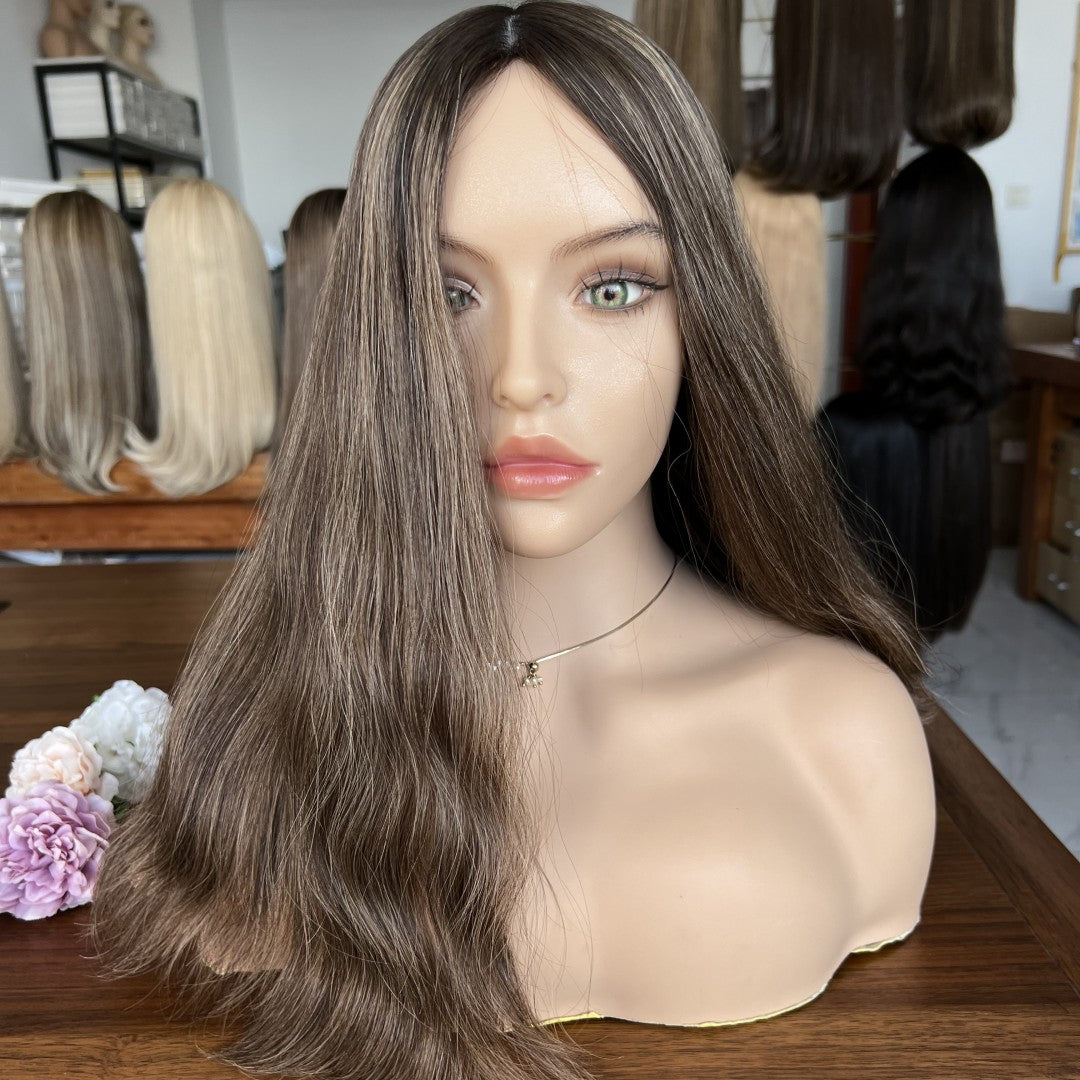 Iconic Must-Have Classic Style – Skin Top Wig #4HL