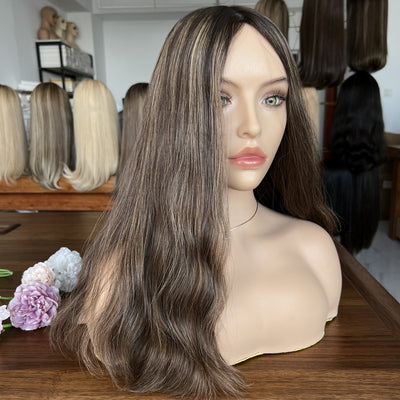 Iconic Must-Have Classic Style – Skin Top Wig #4HL