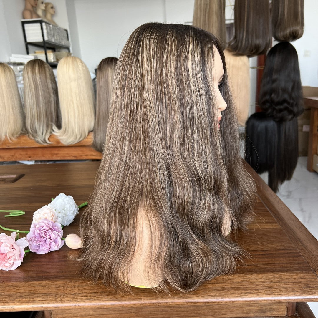 Iconic Must-Have Classic Style – Skin Top Wig #4HL