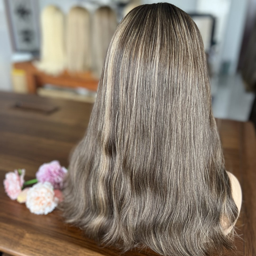 Iconic Must-Have Classic Style – Skin Top Wig #4HL