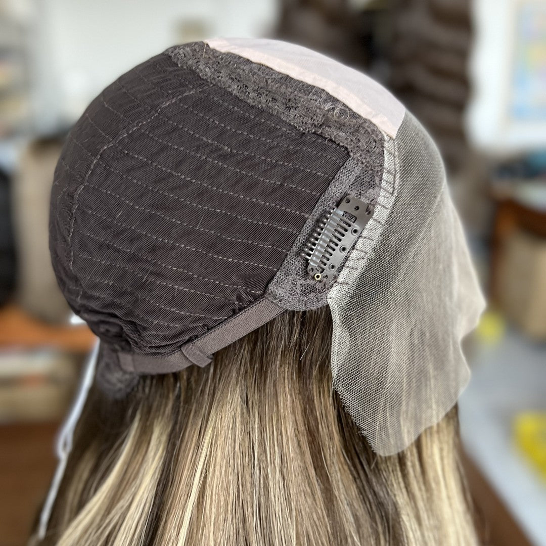 In Stock Brown to Blonde Top Lace Wig – Must-Have Style