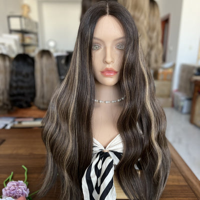 In Stock Top Lace Wig – Brown to Blonde Low HL #2/4/8/12