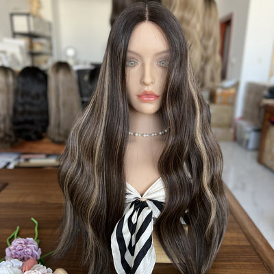 In Stock Top Lace Wig – Brown to Blonde Low HL #2/4/8/12