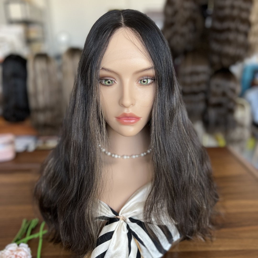 Customized Order Midnight Glow Lace Top Wig – 100% Virgin Human Hair