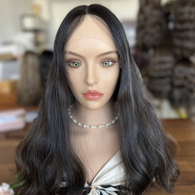 Customized Order Midnight Glow Lace Top Wig – 100% Virgin Human Hair
