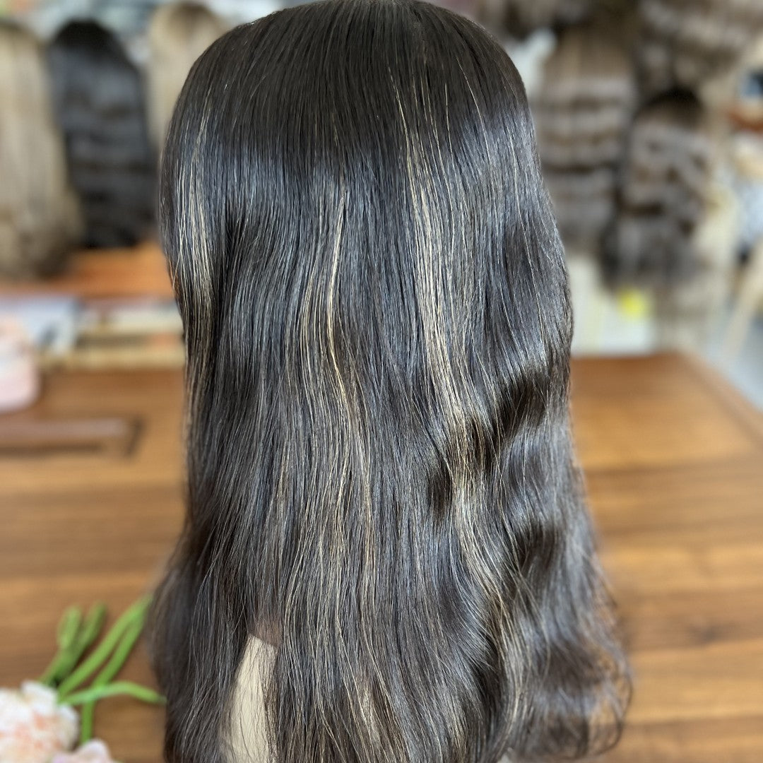 Customized Order Midnight Glow Lace Top Wig – 100% Virgin Human Hair
