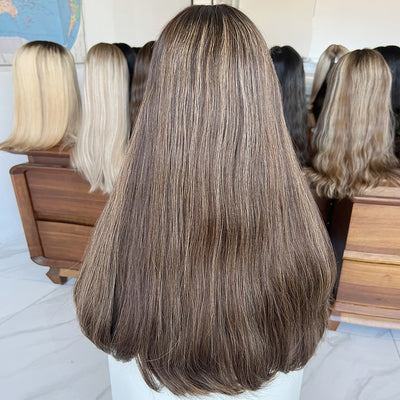 Mocha Glow Lace Wig – Bulk Available | 100% Virgin Hair for Pros
