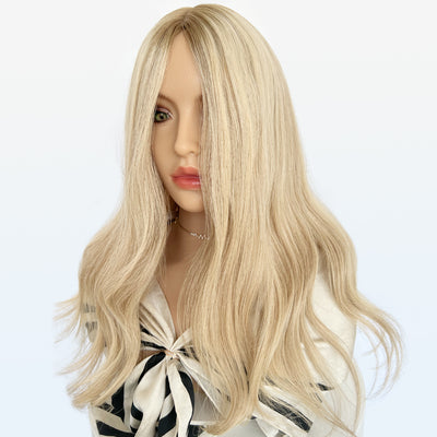 Premium Light Blonde Silk Topper - Wholesale for Hair Salons