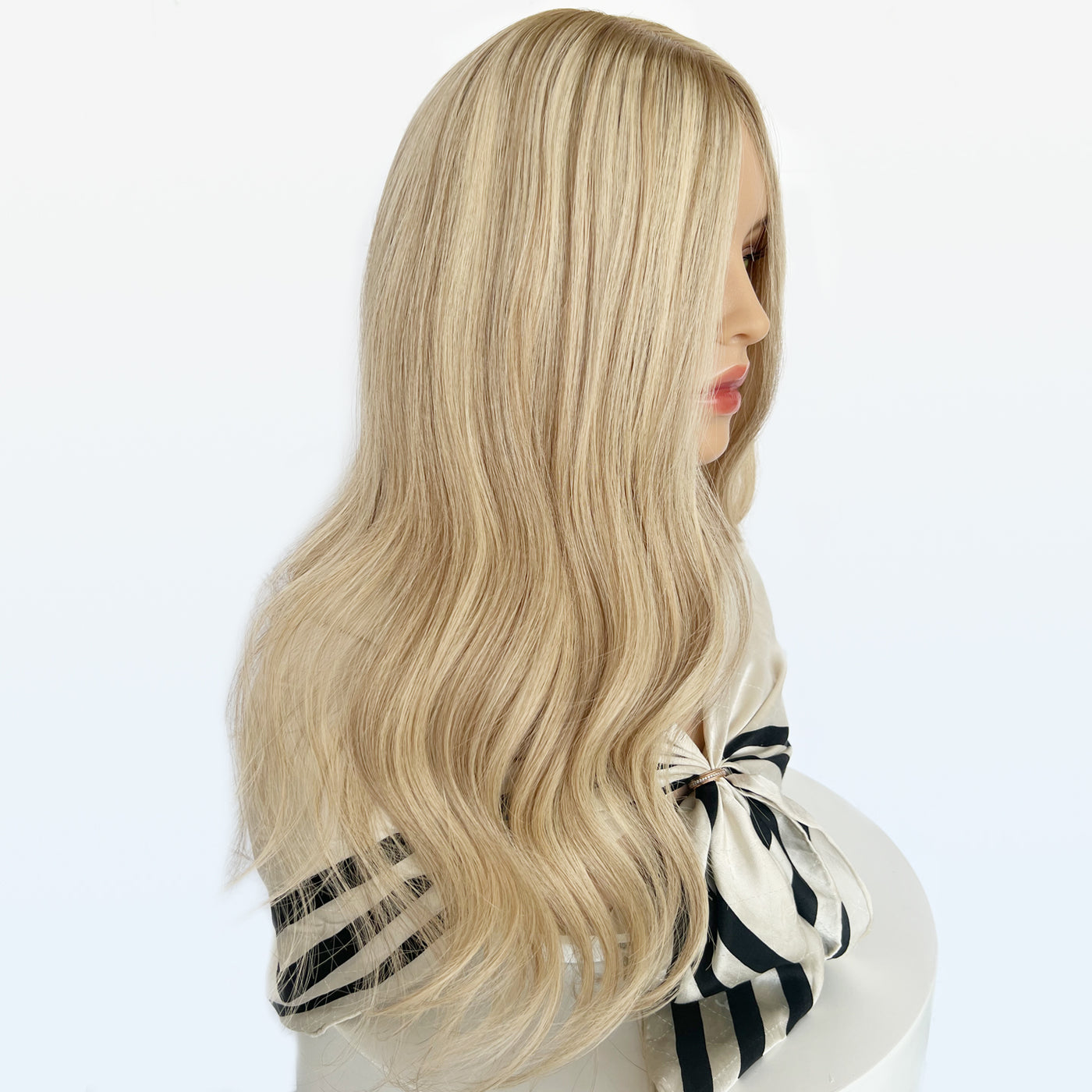 Premium Light Blonde Silk Topper - Wholesale for Hair Salons