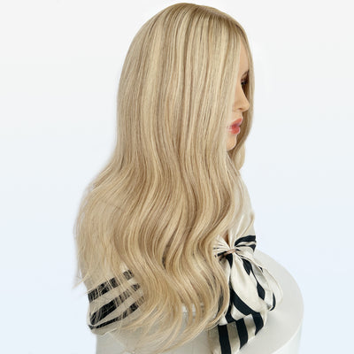 Premium Light Blonde Silk Topper - Wholesale for Hair Salons