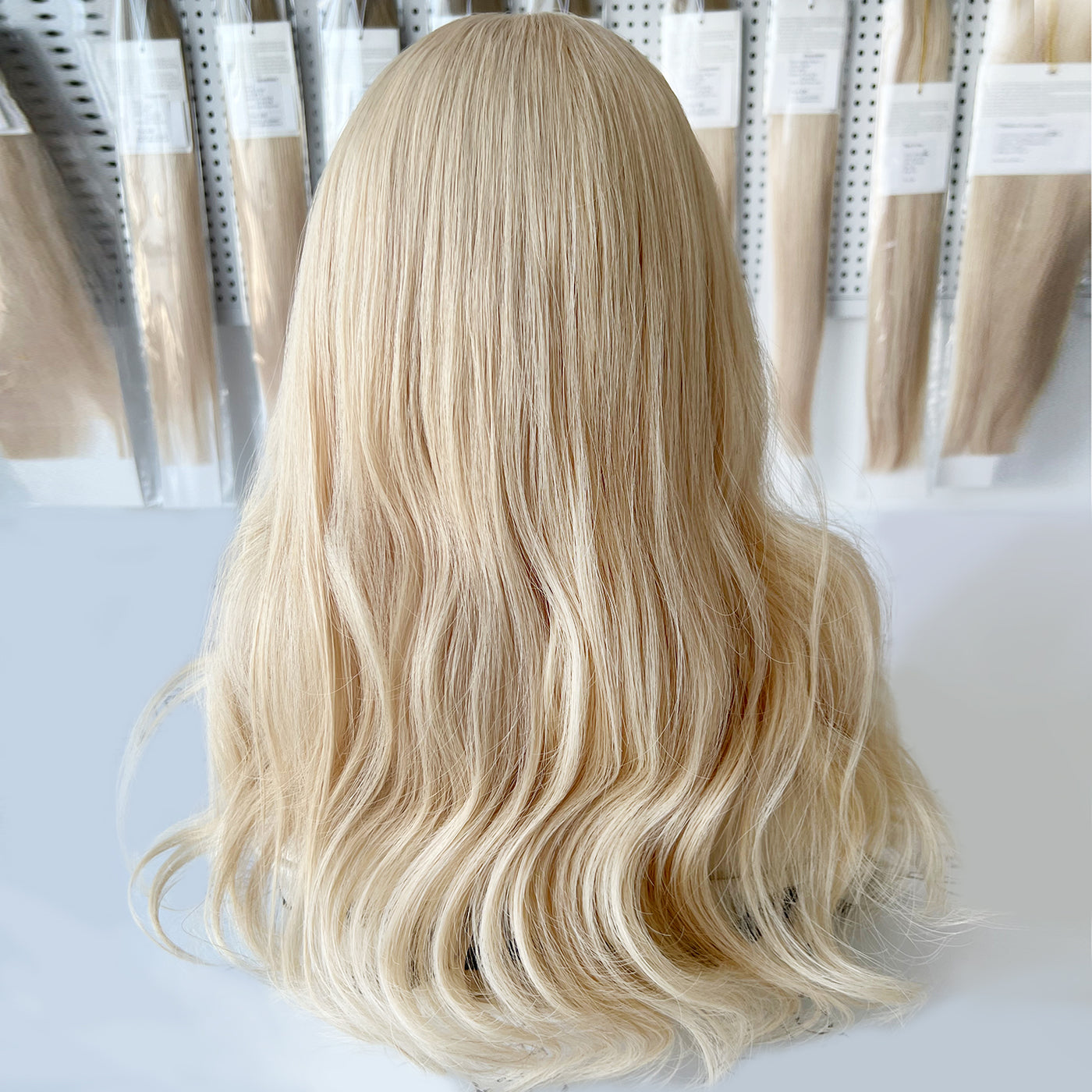 Premium Light Golden Blonde Human Hair Silk Toppers Wholesale Supplier