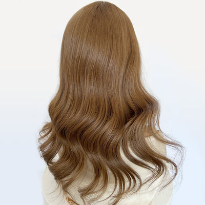 Premium Medium Brown #7 Silk Topper for Wholesale Supply