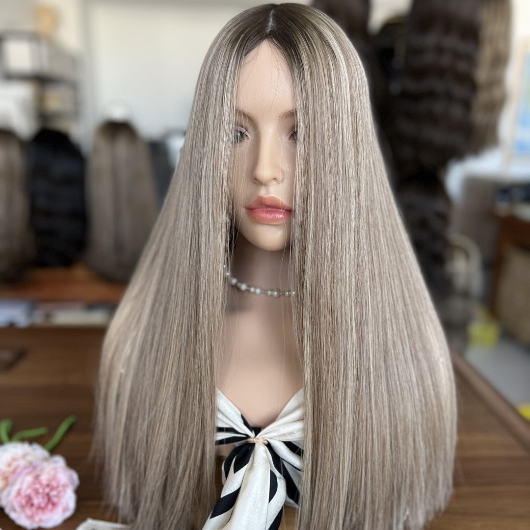 Premium Virgin Human Hair Skin Top Blonde Wig | Refined Wigs