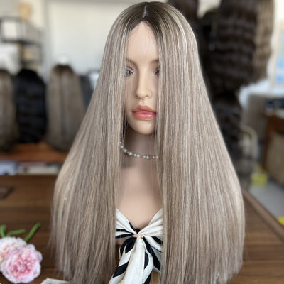 Premium Virgin Human Hair Skin Top Blonde Wig | Refined Wigs