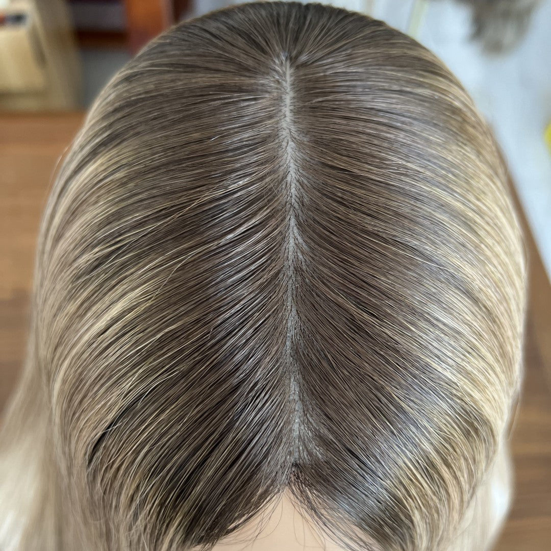 Premium Virgin Human Hair Skin Top Blonde Wig | Refined Wigs