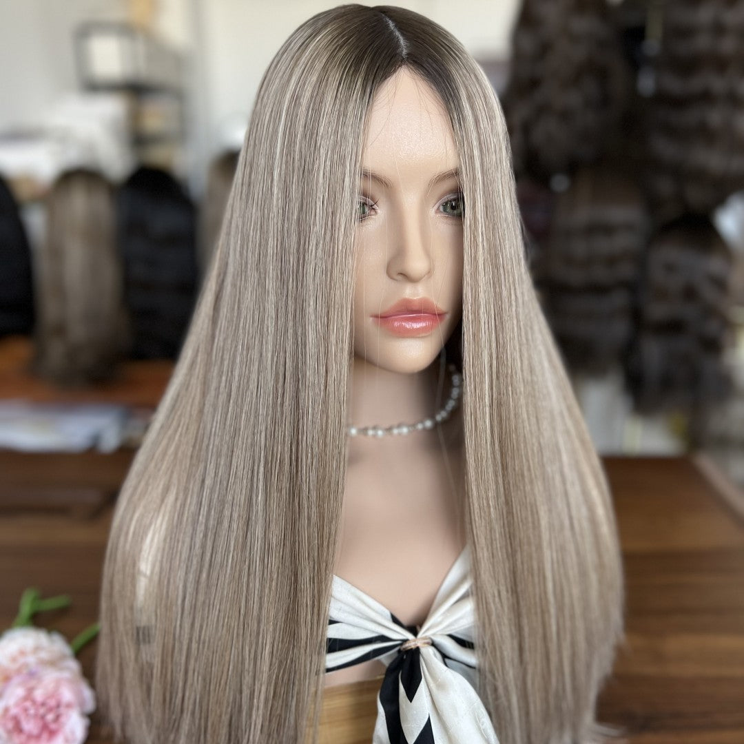 Premium Virgin Human Hair Skin Top Blonde Wig | Refined Wigs