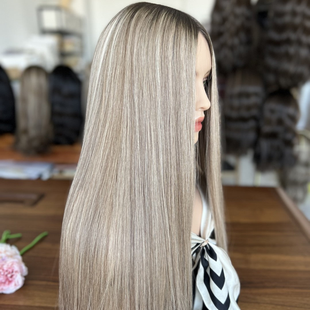 Premium Virgin Human Hair Skin Top Blonde Wig | Refined Wigs