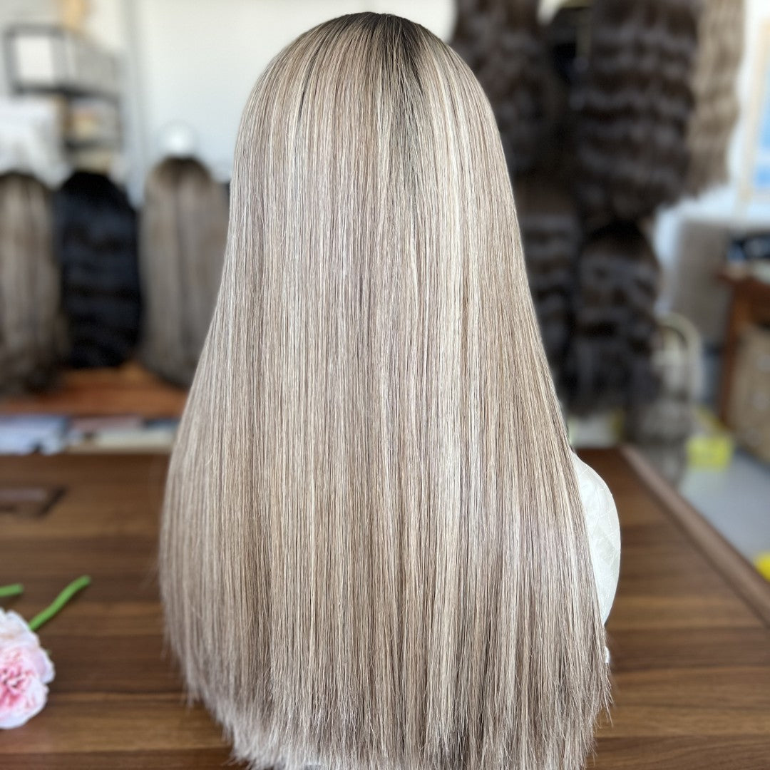 Premium Virgin Human Hair Skin Top Blonde Wig | Refined Wigs