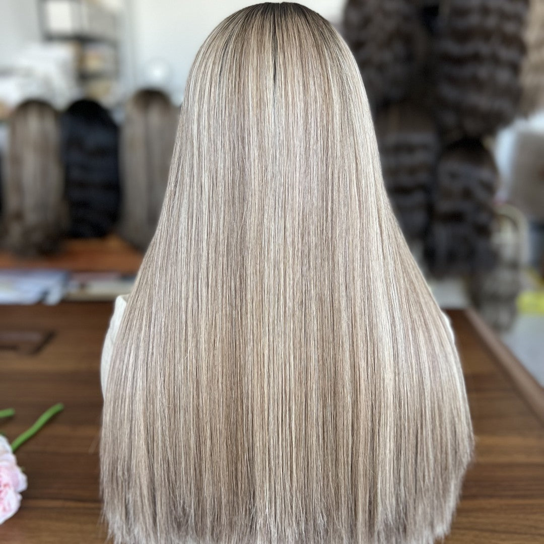 Premium Virgin Human Hair Skin Top Blonde Wig | Refined Wigs