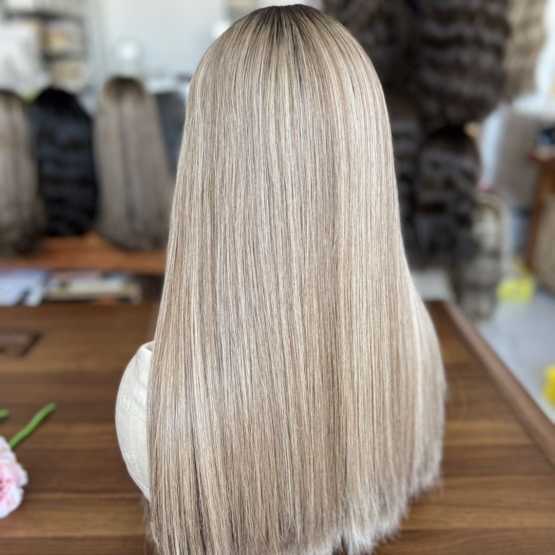 Premium Virgin Human Hair Skin Top Blonde Wig | Refined Wigs