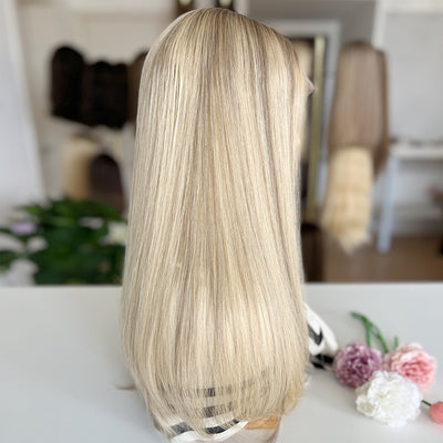 Ready To Ship Rissian Hair Top Lace Wig | Light blonde with subtle cool undertones