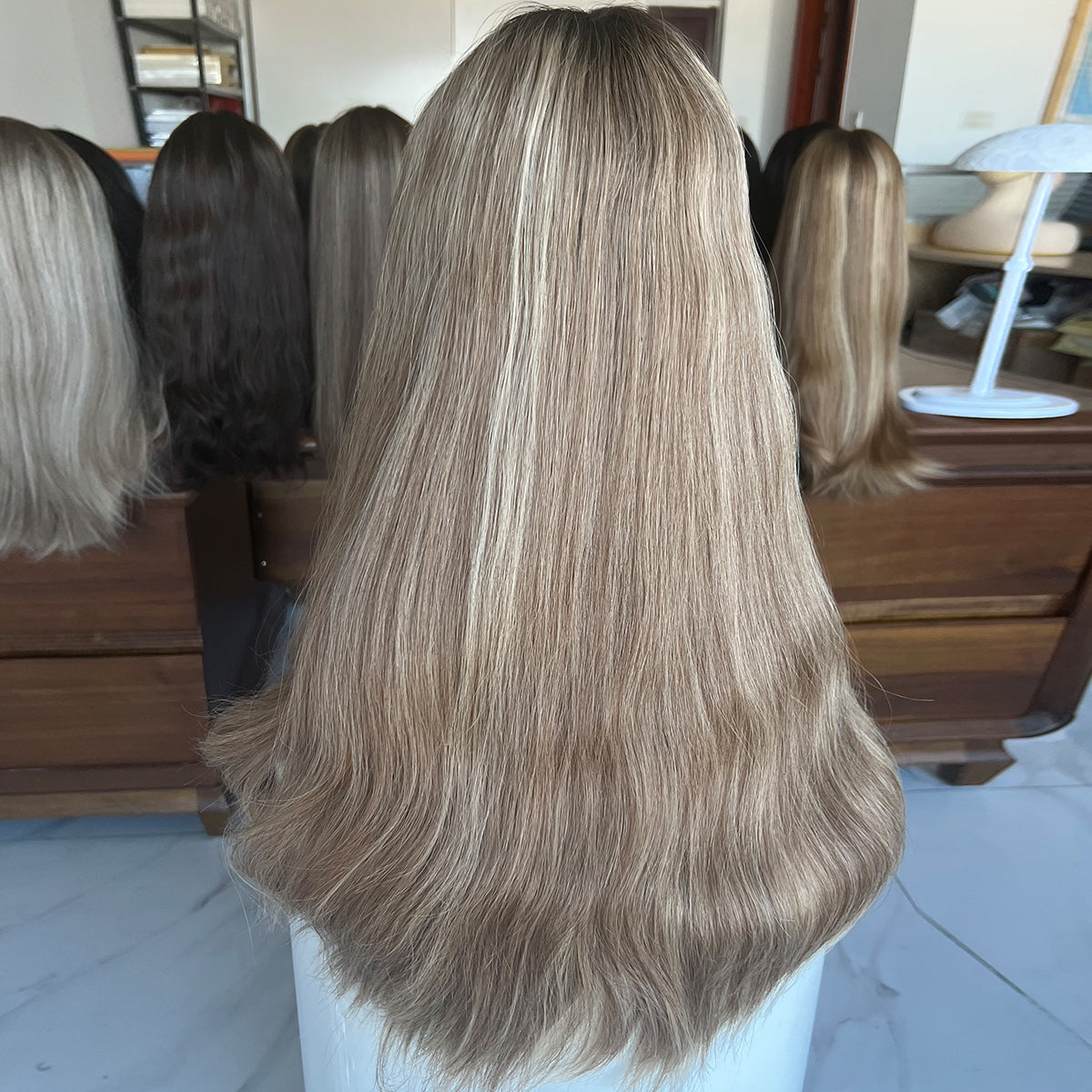 Salon-Grade Honey Blonde Lace Top Wig – 100% Virgin Hair | Bulk & Wholesale Available