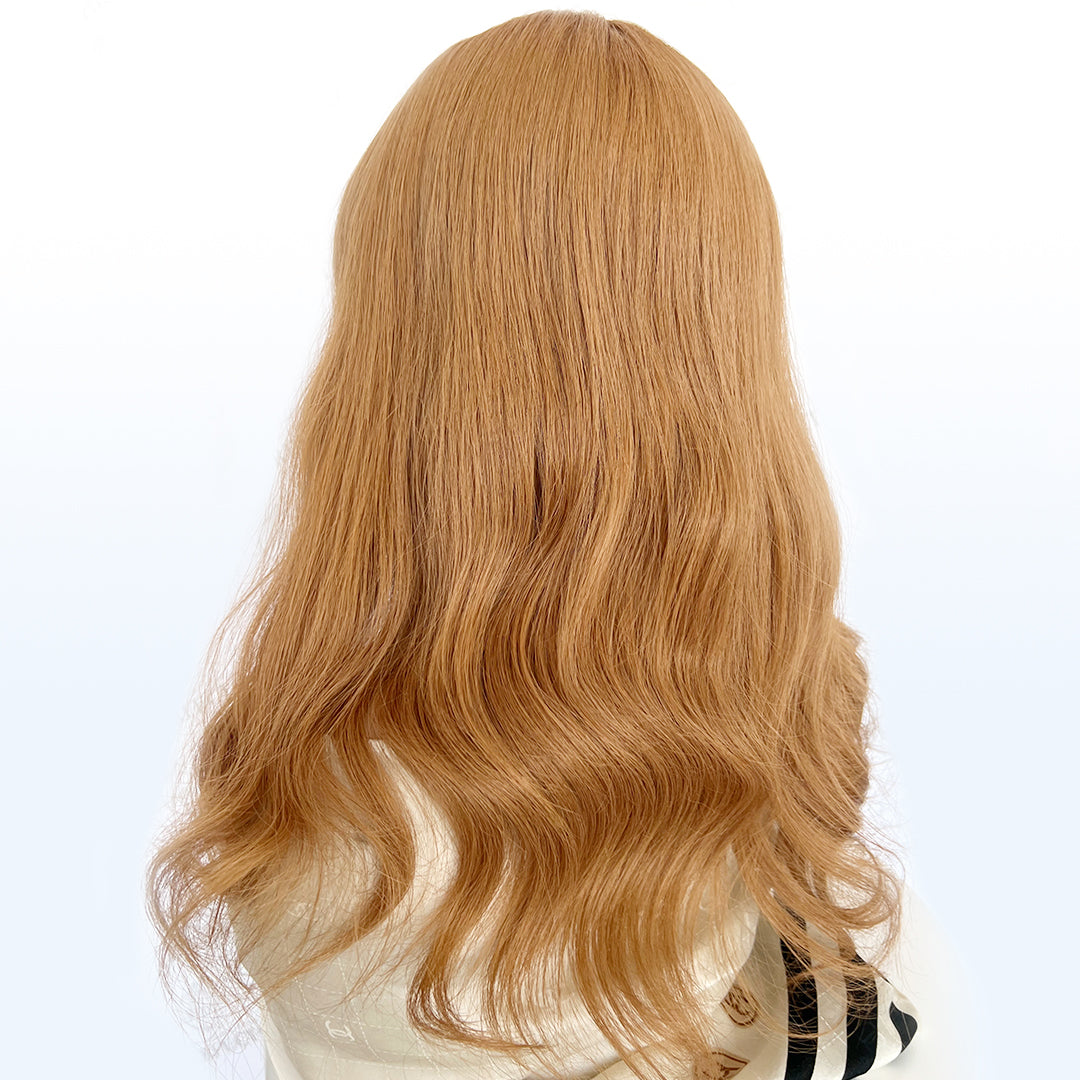 Silk Toppers Wholesale for Hair Salons and Stores | Warm Honey Blonde Hair Toppers