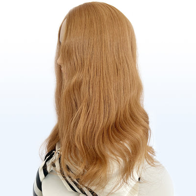 Silk Toppers Wholesale for Hair Salons and Stores | Warm Honey Blonde Hair Toppers