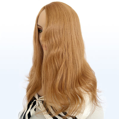 Silk Toppers Wholesale for Hair Salons and Stores | Warm Honey Blonde Hair Toppers