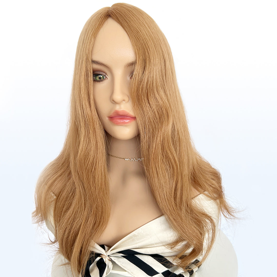 Silk Toppers Wholesale for Hair Salons and Stores | Warm Honey Blonde Hair Toppers