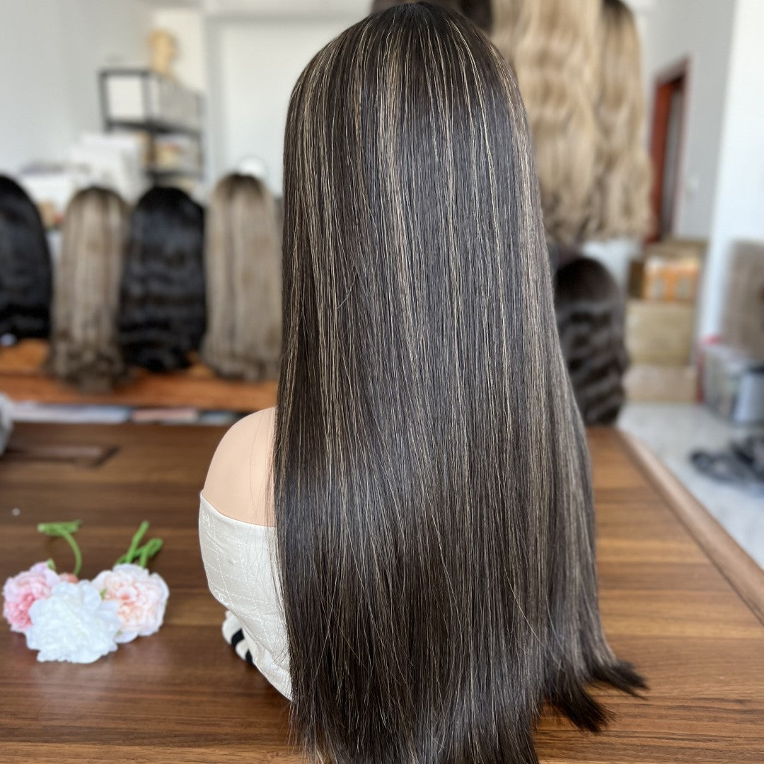 Skin Top Iconic Classic Wig – Color #1HL | Refined Wigs