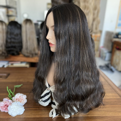Skin Top Wigs Iconic Classic Hair Color #1/2/8H | Refined Wigs